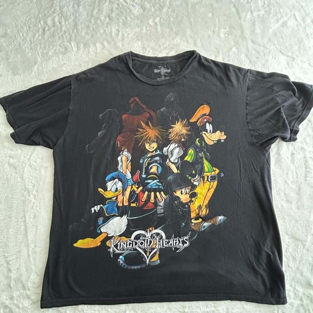 Kingdom Hearts Disney Square Enix Character Graphic T-Shirt XL